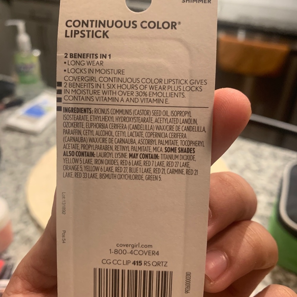 COVERGIRL Continuous Color Lipstick NEW